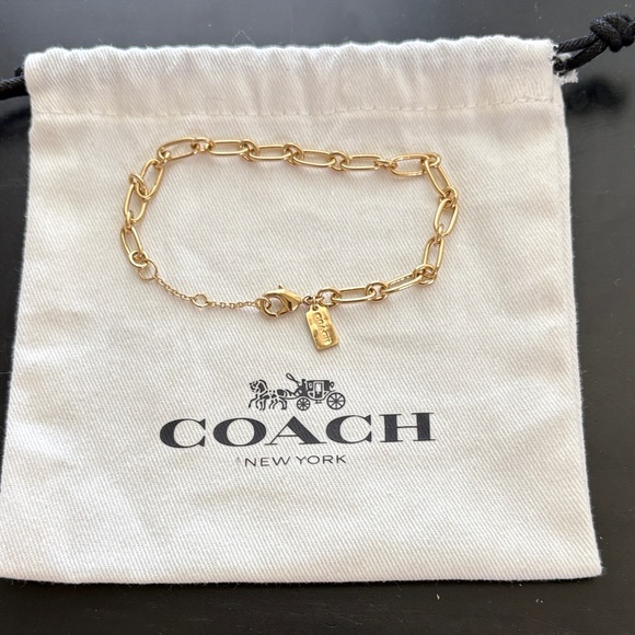 Coach Jewelry - Coach Gold Link Bracelet